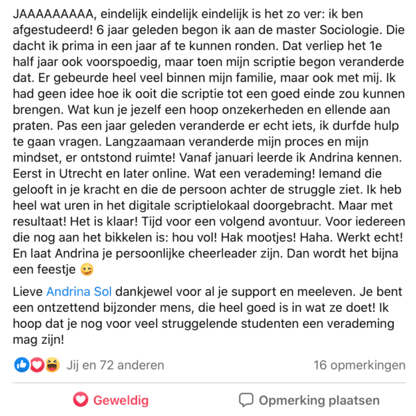 Review Scriptielokaal Baukje