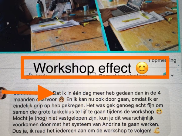 review workshop Tackel je Thesis