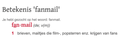 FAN mail